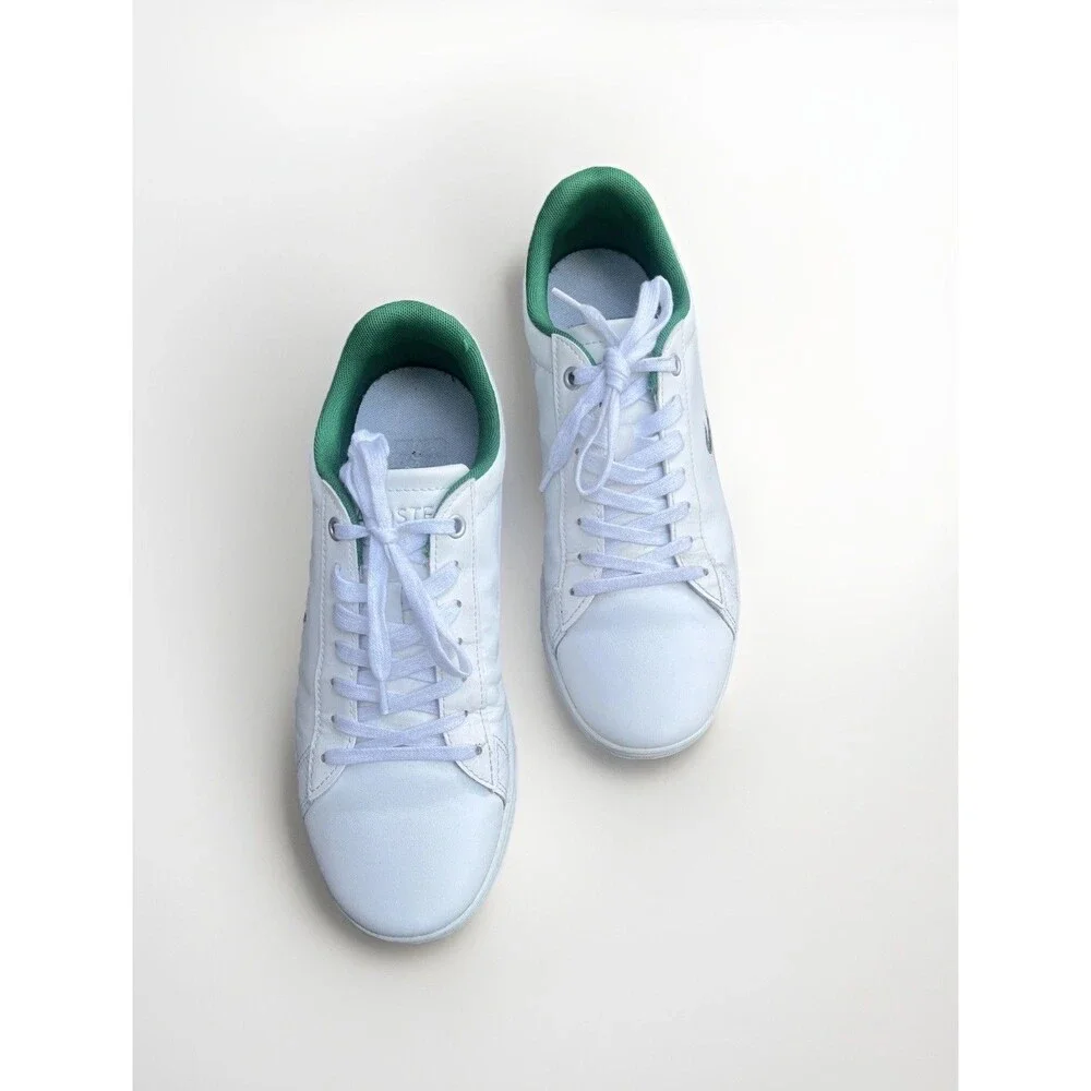 Lacoste Hydez 119 1 SMA White Green Leather Sneakers Men’s US 8.5 EU 41
